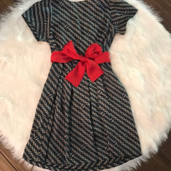 Happie Loves It Empire Dress With Sash Tie Waist. - Picture 6 of 8